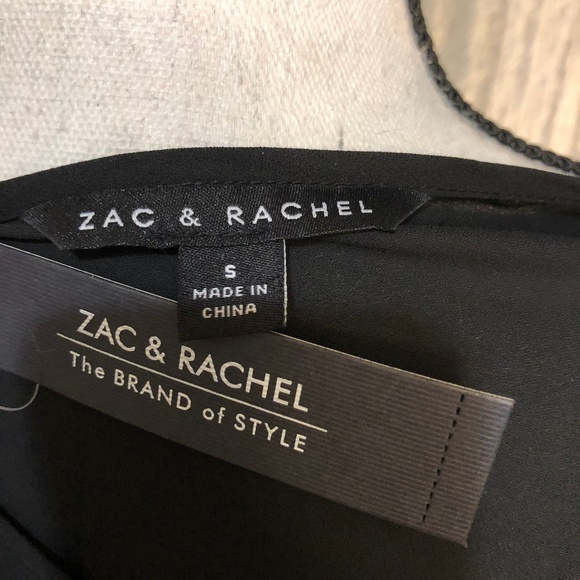 NWT Sheer Black Top - Picture 2 of 4